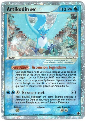 Carte pokémon artikodin - carte,