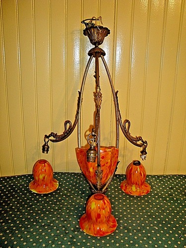 Ancien superbe lustre en - ancien,