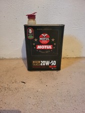 ancien bidon d'huile vide , Garage Collection , Motul, Vintage 