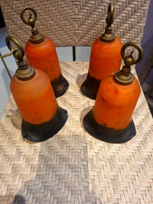 4 tulipes pâte de verre