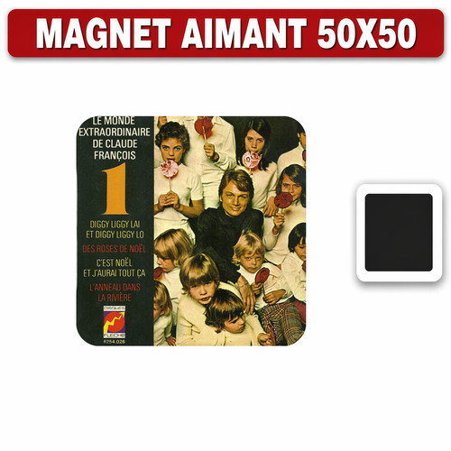 Magnet frigo claude francois - magnet,