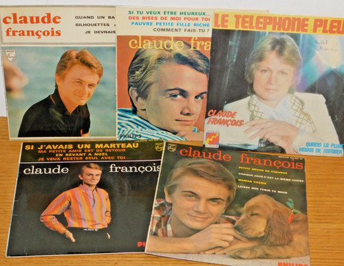 Lot disque tours claude - 45,