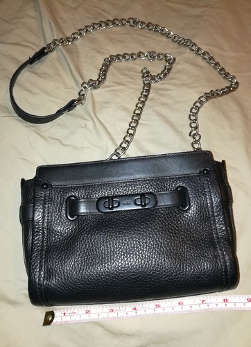 Coach black pebble leather - coach,