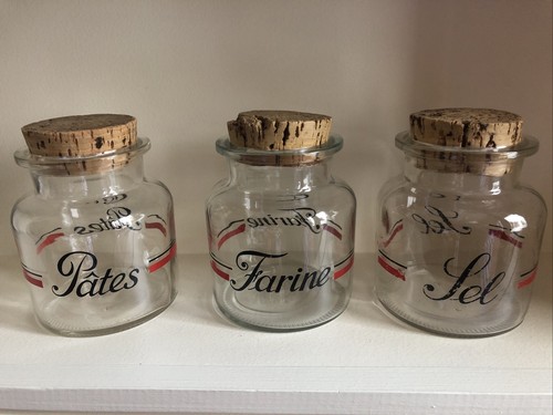 Lot bocaux sel farine - de, sel,