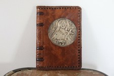 Ancien Couvre livre missel rehaussé vierge Marie