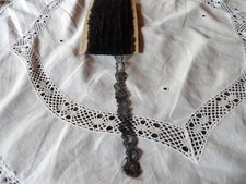 Ancienne dentelle noire,lingerie,Calais, 13 mètres,vêtement,confection,1930