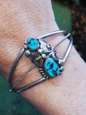 Bracelet Navajo  en argent et