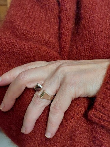 Bague hermès argent clou - bague,