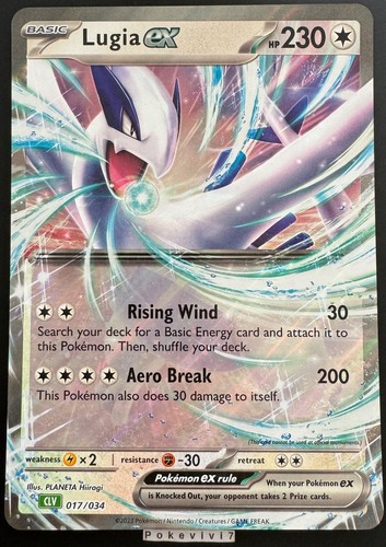 Carte pokemon lugia clv - carte,