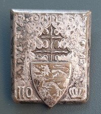 Insigne 110° RI 1945 Régiment Infanterie ORIGINAL Drago Libération et Indochine