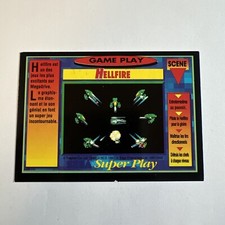 carte Panini Game play - SEGA Super Play - hellfire  - #95  - Français