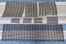 Lot 52 Rails Meccano HOrnby-acHO: 31 rails droits + 21 rails courbes 