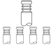 5 x Soupape d'admission MAHLE