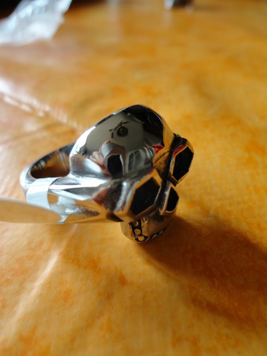 Bague tête mort - taille, 21