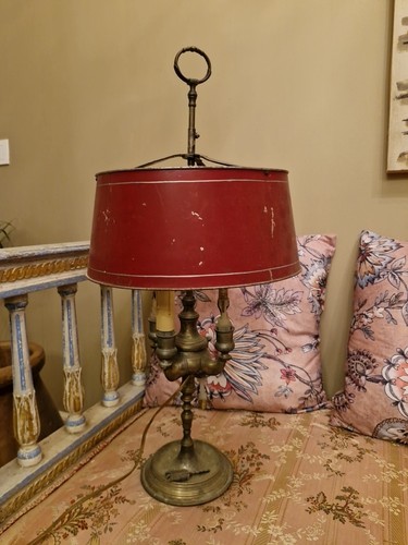 Ancienne lampe bouillotte - lampe, en