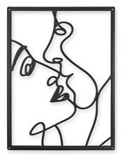 Décoration murale en étain -