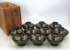 Ancien Japonais en Bois Soupe
