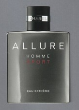 Carte  publicitaire réplique + patch -  Allure Homme Sport de Chanel recto verso