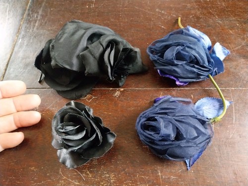 Chapeau ancien fleurs - chapeau, 4