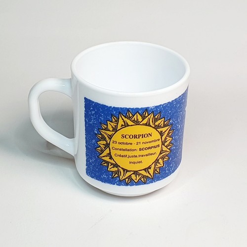 Ancien mug tasse scorpion - mug,