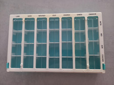 Pilulier Semainier FRANCAIS 7 jours - Boite à Pilules