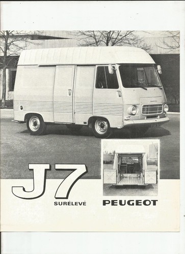 Peugeot 1974 sureleve - j7, /