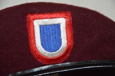 BERET ROUGE AMERICAIN PARACHUTISTE - AMERICAN RED PARATROOPER BERET- BANCROFT