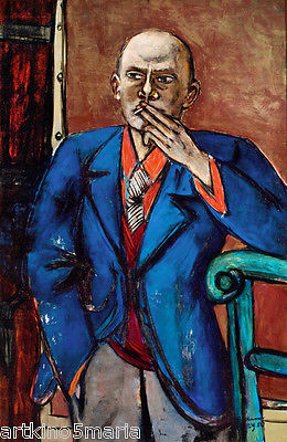Max beckmann autoportrait - autoportrait, en