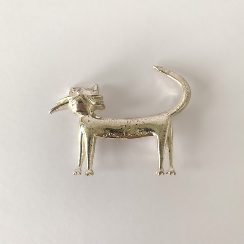 Broche chat jean cocteau - jean, en