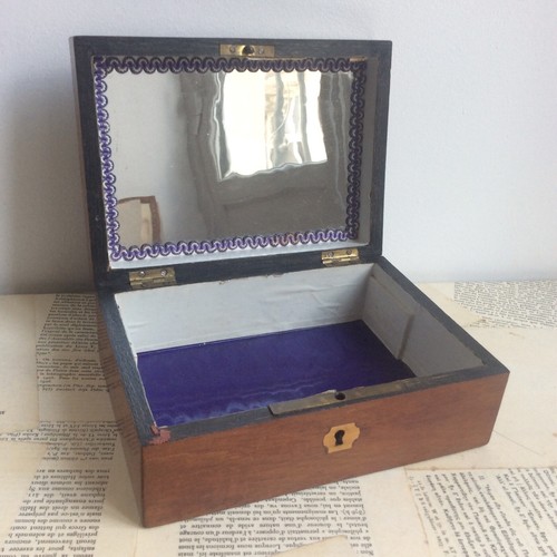 Coffret bijoux bois filet - bois, &