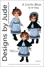 Robe & Capot Poupée Vêtements Couture Motif 10 " Patsy & Ann Estelle Poupées