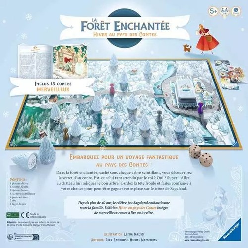 Forêt enchantée hiver - forêt,