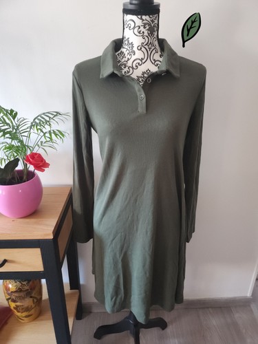 Primark robe polo kaki - , col
