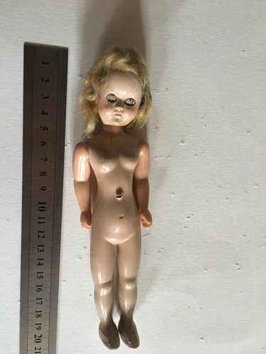 Poupée yeux dormants rhodoïd - poupée,