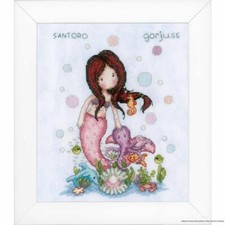 Vervaco Ensemble de points de croix "Gorjuss Nice to sea you", modèle de comptag