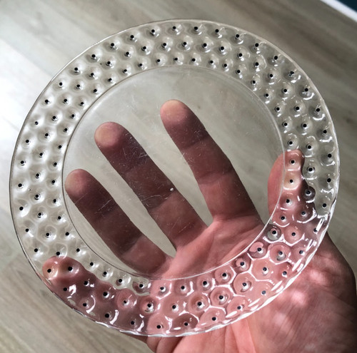 Belle assiette lalique lunch - r,