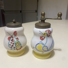 vintage salière et poivrière