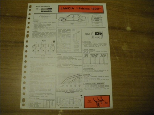 Fiche technique lancia - fiche,
