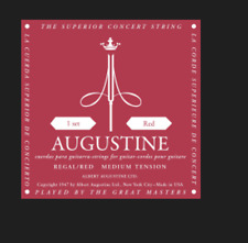Jeu de cordes guitare classique - Augustine Régal ROUGE . Tension Médium