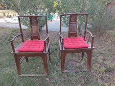 Anciens fauteuils chinois - anciens, bois