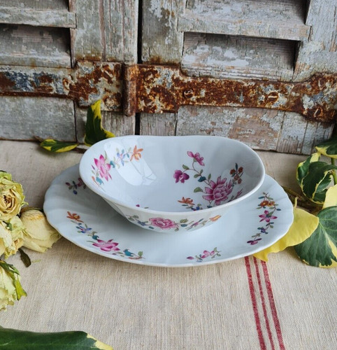 Ancienne sauciere porcelaine - sauciere,