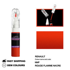 POUR RENAULT ROUGE FLAMME NNP Kit de fixation pinceau stylo peinture retouche...