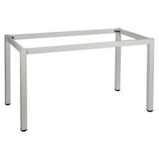 Cadre de table pour la maison, bureau, pied carré, blanc, NY-A057, 116x66 cm