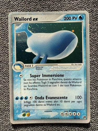 Carte pokémon wailord - carte,