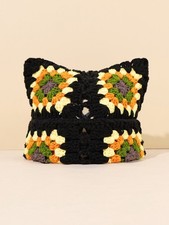 Handmade Y2K Crochet Beanie