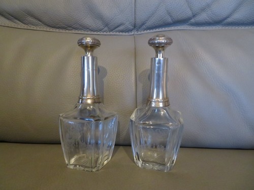 Carafes cristal gravé et - 2,