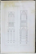 Lithographie Travée du chœur