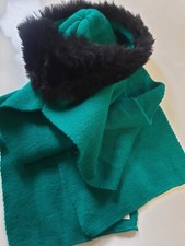 Bonnet + écharpe verts