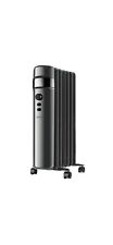 radiateur bain d'huile 2000w noir - supra