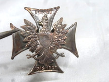 ?? ANCIENNE MÉDAILLE GUERRE MILITAIRE BIÉLORUSSE DÉCORATION 1919 / 1920 BRONZE